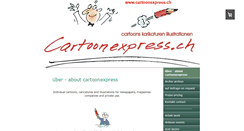 Desktop Screenshot of cartoonexpress.ch